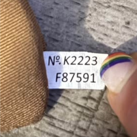 Coach Tan and Brown Signature Wristlet - Picture 4 of 4